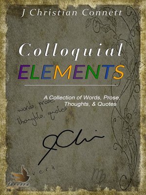 cover image of Colloquial Elements
